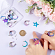 Unicraftale Charms Open Ring Making Kit STAS-UN0049-63-4