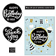 Craspire joyeux anniversaire tampons clairs pour la fabrication de cartes décoration scrapbooking DIY-WH0167-57-0344-1