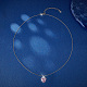 Ожерелья с подвеской в виде сердца с кубическим цирконием RK4806-1-3