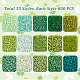 PH PandaHall 12000pcs 2mm Green Seed Beads SEED-PH0001-61-4
