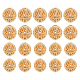 Ph pandahall 20 Stück goldene runde Perlen KK-PH0009-41-3