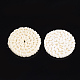 Handgefertigte geflochtene Perlen aus Rohrgeflecht / Rattan WOVE-T005-12B-2