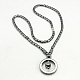 Non-magnetic Synthetic Hematite Necklaces X-NJEW-D096-9A-1