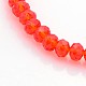Bracelets de perles de verre rondelle stretch BJEW-F070-06-2