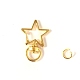 Star Alloy Swivel Clasps PURS-PW0001-430G-1