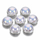 Botones de costura de plástico ABS imitación perla BUTT-S005-12mm-01S-1