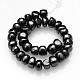 Chips Grade A Polished Shell Pearl Bead Strands BSHE-F0010-02B-2