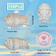 Sunnyclue bricolage kit de fabrication de bracelet extensible en perles de poisson GLAA-SC0001-77A-2