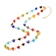 Collier pendentif chaîne en laiton & bracelets & bracelets de cheville ensembles de bijoux SJEW-JS01201-12