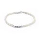 Electroplate Glass Beads  Stretch Bracelets BJEW-JB04403-01-1