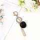 Наборы для самостоятельного изготовления кожаных брелоков AJEW-WH20020-345G-15-3