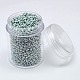 8/0 Electroplate Glass Seed Beads SEED-A013-8-QC18-B-1