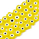Chapelets de perles vernissées manuelles LAMP-N023-002A-09-1
