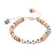 Handgefertigte geflochtene Perlenarmbänder aus Polymer-Ton BJEW-TA00043-22