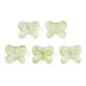 Transparent Spray Painted Glass Beads GLAA-N035-025-C04-1