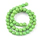 Chapelets de perles en turquoise synthétique X-TURQ-G106-8mm-02B-3
