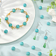 Arricraft 50pcs perles turquoises synthétiques G-AR0004-59-5