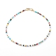 Ожерелья и браслеты из латуни с прозрачным фианитом и прозрачным кубическим цирконием SJEW-JS01189-8