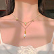 Spritewelry 10Pcs 5 Styles Brass Clear Cubic Zirconia Beads KK-SW0001-02-9