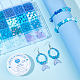 Nbeads bricolage kit de fabrication de bracelets sur le thème de l'océan DIY-NB0009-47-5
