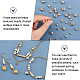 SUPERFINDINGS 140Pcs 5 Styles Brass Beads Round Spacer Beads Circle Spacer Loose Beads Long-Lasting Plated Real 24K Gold Plated Textured Beads for Jewelry Making KK-FH0003-14-4