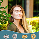 100шт 2 цвета латунные бусины FIND-PH0021-71B-6