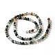 Round Natural Indian Agate Beads Strands G-S122-8mm-3