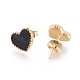 Серьги-гвоздики из нержавеющей стали 304 EJEW-I235-04G-A-3