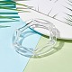 Stämmiges Stretch-Armband aus transparentem Acryl mit gebogenem Rohr für Frauen BJEW-JB08142-01-2