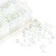 340pcs 4 tailles de perles d'opalite G-LS0001-28-2