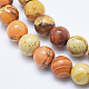 Brins de perles de jaspe impérial naturel G-A175B-6mm-07-3