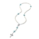 Collane di perle di rosario di magnesite sintetica NJEW-TA00122-01-4