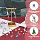 SuperZubehör Finding-Set zum Selbermachen von Schmuck zum Thema Weihnachten DIY-FH0005-65-6