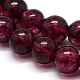 Dyed Round Natural Crackle Quartz Beads Strands G-K084-12mm-02B-2
