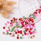 Christmas Mix Pearlized Glass Pearl Beads HY-X006-6mm-05-3
