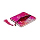 Bolsa de regalo de bolsa de joyería con cremallera de borla de brocado chino ABAG-F005-10-3
