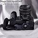 ポリエステル製カメラ ケージ リスト ストラップ  ハンドストラップ  安全なグリップ  ブラック  365x58.5x20mm FIND-WH0038-09-5