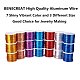 BENECREAT 12 Gauge(2mm) Aluminum Wire 100FT(30m) Anodized Jewelry Craft Making Beading Floral Colored Aluminum Craft Wire - DeepSkyBlue AW-BC0001-2mm-07-7