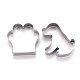 Stainless Steel Mixed Cat and Dog Pattern Cookie Candy Food Cutters Molds DIY-H142-10P-2