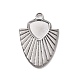 304 Stainless Steel Pendant Cabochon Settings STAS-E169-28P-1