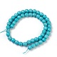 Chapelets de perles en turquoise synthétique TURQ-L029-02-8mm-3