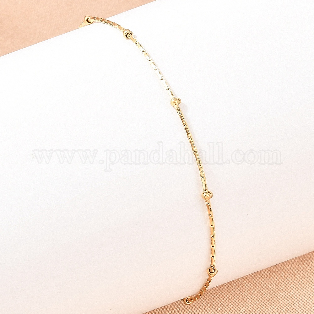 Bracelet Chaîne En Acier Inoxydable épais – Fermoir T – Pour Femme – Neuf Avec étiquettes