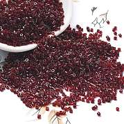 Стеклянные бусины прозрачных цветов SEED-H003-01A