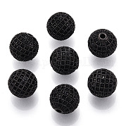 Латунные микро проложить кубического циркония бусы ZIRC-Q013-12mm-143B