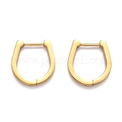 Серьги-кольца Huggie Hoop из нержавеющей стали 304 STAS-H156-14B-G