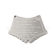 Подвески из нержавеющей стали 304 STAS-D048-01P-02