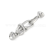 Латуни крюка и S-крючок застежки KK-U043-19P