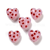 Эмалевые бусины ручной работы в технике лэмпворк&nbsp;LAMP-B030-02B-02