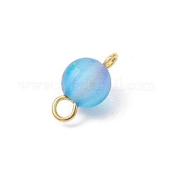 Матовые прозрачные акриловые круглые звенья-соединители подвески&nbsp;PALLOY-JF04171