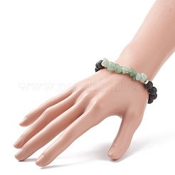 Браслеты из натурального смешанного камня BJEW-JB08718